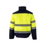 Plus-size polyester work jacket – 180 g/m2, Velilla yellow colour