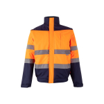 Plus-size polyester work jacket – 180 g/m2, Velilla orange colour second view
