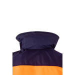 Padded work jacket with coating – 180 g/m2, Velilla orange colour