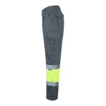 Plus-size multi-pocket work trousers – 210 g/m2, Velilla yellow colour third view