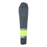 Plus-size multi-pocket work trousers – 210 g/m2, Velilla yellow colour fourth view