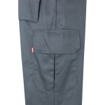 Plus-size multi-pocket work trousers – 210 g/m2, Velilla yellow colour fifth view