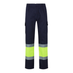 Extra-large high-visibility work trousers – 210 g/m2, Velilla yellow colour second view