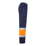 Polyester-cotton twill work trousers – 210 g/m2, Velilla orange colour fourth view