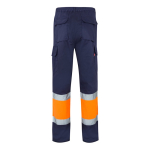 Polyester-cotton twill work trousers – 210 g/m2, Velilla orange colour