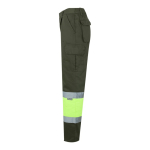 Unisex polyester-cotton work trousers – 210 g/m2, Velilla third view