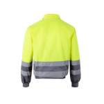Two-tone work jacket with reflective bands – 210 g/m2, Velilla grey colour