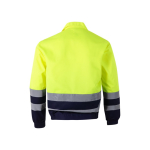 Polyester-cotton twill work jacket – 210 g/m2, Velilla yellow colour