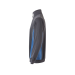 Fleece work jumper with half-zip – 260 g/m2, Velilla light blue colour third view