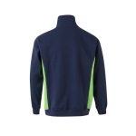 Polyester-cotton fleece work jumper – 260 g/m2, Velilla green colour