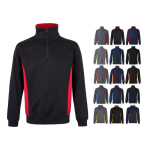 Polyester-cotton fleece work jumper – 260 g/m2, Velilla various colours