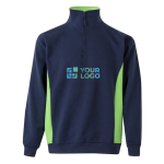 Polyester-cotton fleece work jumper – 260 g/m2, Velilla main view