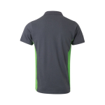 Two-tone piqué short-sleeve work polo – 180 g/m2, Velilla green colour