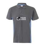 Two-tone piqué short-sleeve work polo – 180 g/m2, Velilla main view