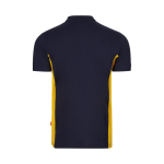 Cotton-polyester piqué short-sleeve work polo – 180 g/m2, Velilla yellow colour