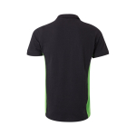 Cotton-polyester piqué short-sleeve work polo – 180 g/m2, Velilla green colour second view