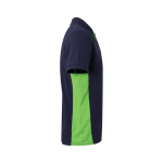 Cotton-polyester piqué short-sleeve work polo – 180 g/m2, Velilla green colour fourth view
