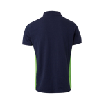 Cotton-polyester piqué short-sleeve work polo – 180 g/m2, Velilla green colour