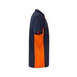 Cotton-polyester piqué short-sleeve work polo – 180 g/m2, Velilla orange colour fourth view