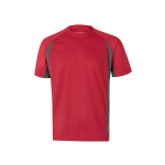 Bird's eye technical work t-shirt – 160 g/m2, Velilla red colour second view