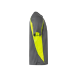 Bird's eye technical work t-shirt – 160 g/m2, Velilla yellow colour third view