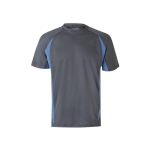 Bird's eye technical work t-shirt – 160 g/m2, Velilla light blue colour second view
