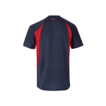 Two-tone polyester work t-shirt – 160 g/m2, Velilla red colour