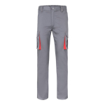 Two-tone stretch multi-pocket work trousers – 240 g/m2, Velilla red colour second view