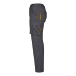Two-tone stretch multi-pocket work trousers – 240 g/m2, Velilla yellow colour third view