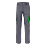 Two-tone stretch multi-pocket work trousers – 240 g/m2, Velilla green colour second view