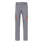 Two-tone stretch multi-pocket work trousers – 240 g/m2, Velilla orange colour second view