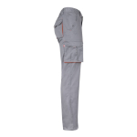 Two-tone stretch multi-pocket work trousers – 240 g/m2, Velilla orange colour fourth view
