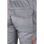 Two-tone stretch multi-pocket work trousers – 240 g/m2, Velilla orange colour sixth view