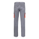 Two-tone stretch multi-pocket work trousers – 240 g/m2, Velilla orange colour