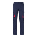Two-tone multi-pocket work trousers – 240 g/m2, Velilla red colour second view