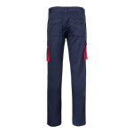 Two-tone multi-pocket work trousers – 240 g/m2, Velilla red colour