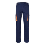 Two-tone multi-pocket work trousers – 240 g/m2, Velilla orange colour second view
