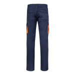 Two-tone multi-pocket work trousers – 240 g/m2, Velilla orange colour