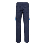 Two-tone multi-pocket work trousers – 240 g/m2, Velilla light blue colour second view
