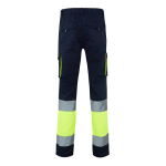 Plus-size multi-pocket work trousers – 240 g/m2, Velilla yellow colour second view