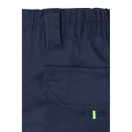 Plus-size multi-pocket work trousers – 240 g/m2, Velilla yellow colour seventh view
