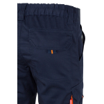 Plus-size multi-pocket work trousers – 240 g/m2, Velilla orange colour sixth view