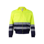 Two-tone twill work jacket – 210 g/m2, Velilla yellow colour second view