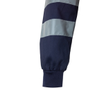 Two-tone twill work jacket – 210 g/m2, Velilla orange colour sixth view