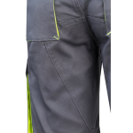 Two-tone stretch multi-pocket work shorts – 240 g/m2, Velilla yellow colour eighth view