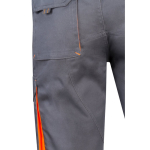 Two-tone stretch multi-pocket work shorts – 240 g/m2, Velilla orange colour eighth view