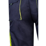 Two-tone cotton-polyester work shorts – 240 g/m2, Velilla yellow colour seventh view
