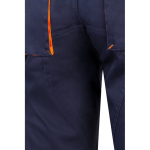 Two-tone cotton-polyester work shorts – 240 g/m2, Velilla orange colour seventh view