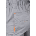 Twill multi-pocket work trousers – 200 g/m2, Velilla orange colour seventh view