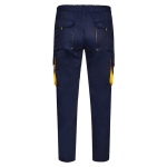 Cotton-polyester multi-pocket work trousers – 200 g/m2, Velilla yellow colour
